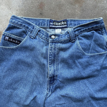 1990S/2000S Y2K DAGGER DADA SUPREME BAGGY DENIM SKATER JEAN SHORTS JORTS