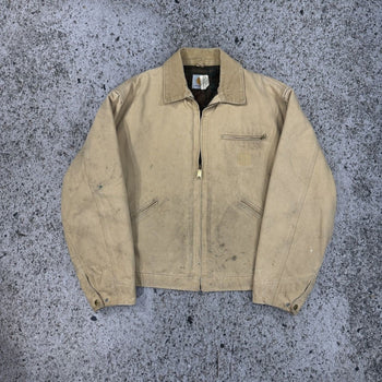 1990s CARHARTT THRASHED BLANKET LINED DETROIT JACKET