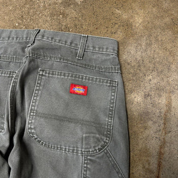 2000S DICKIES CARPENTER BAGGY GREEN CANVAS PANTS