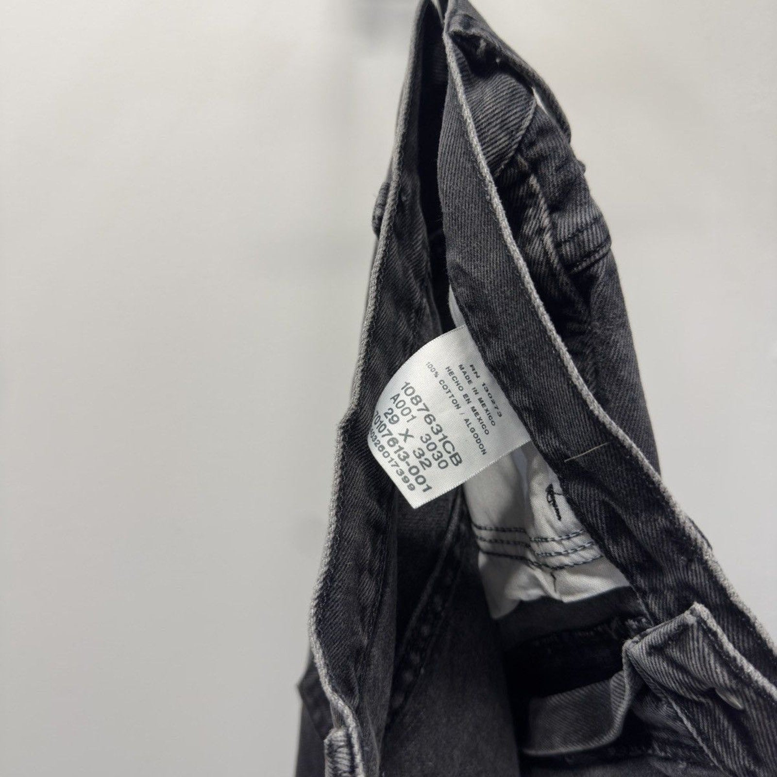 Vintage 2000s Rustler Faded Distressed Black Jeans