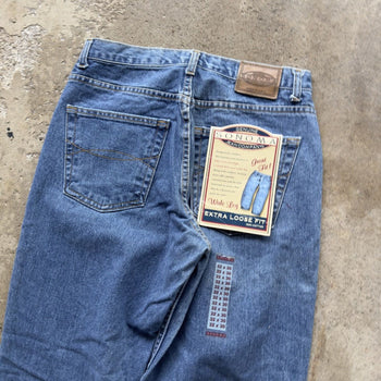 2000S SONOMA LOOSE FIT BAGGY BLUE DENIM JEANS