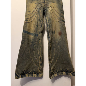 NO FAITH STUDIOS WAVE HEAVY DENIM MEDIUM 32
