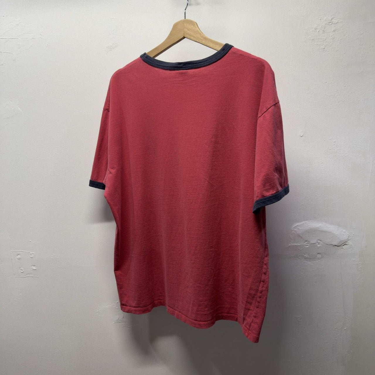 Vintage 2000s Gap Faded Red Blank Ringer Tee