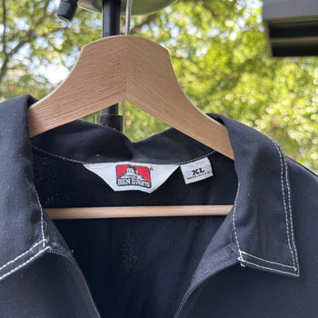 2000s Ben Davis Zip Up Garage Work Shirt