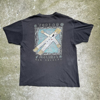 1990s THRASHED FADED VOODOO FIGURE TEE