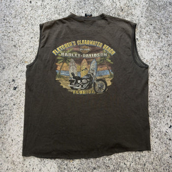 1990s Harley Davidson Thrashed Faded Tank