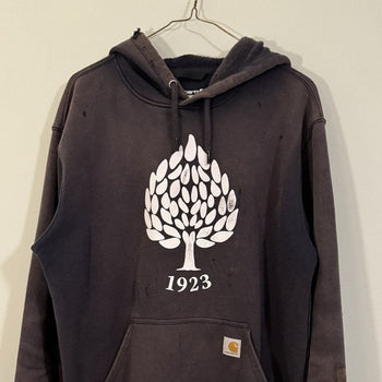 THRASHED FADED CARHARTT FADED TREE PRINT HOODIE