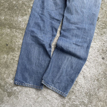 1990s LEVI'S 501XX MADE IN USA FADED THRASHED DENIM JEANS