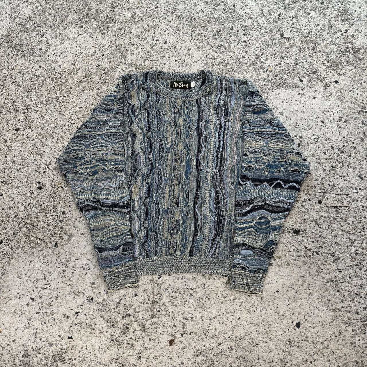 1990s 3D Knit Sweater