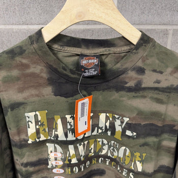 2000s Harley Davidson Camo Tee