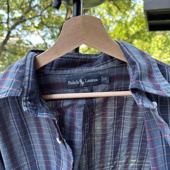 1990s Polo Ralph Lauren Plaid Flannel Shirt