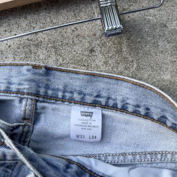 2000s Levi's 501xx Thrashed Faded Repaired Jeans