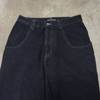 1990s ZONZ BAGGY BLACK SKATER DENIM JEANS