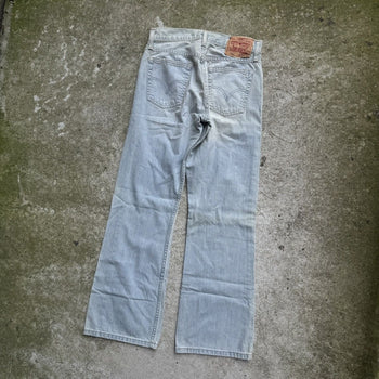 2000S LEVI’S 527 LOW BOOT CUT FADED DENIM JEANS