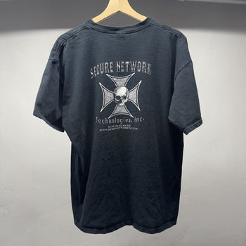 2000s Faded Security Network Hacker Tee