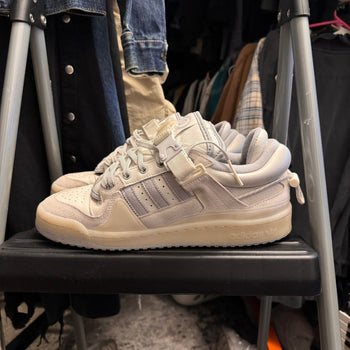 BAD BUNNY ADIDAS FORUM BUCKLE LOW WHITE SHOES