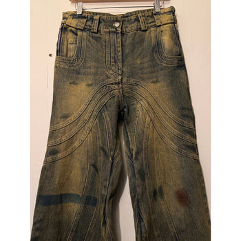 NO FAITH STUDIOS WAVE HEAVY DENIM MEDIUM 32