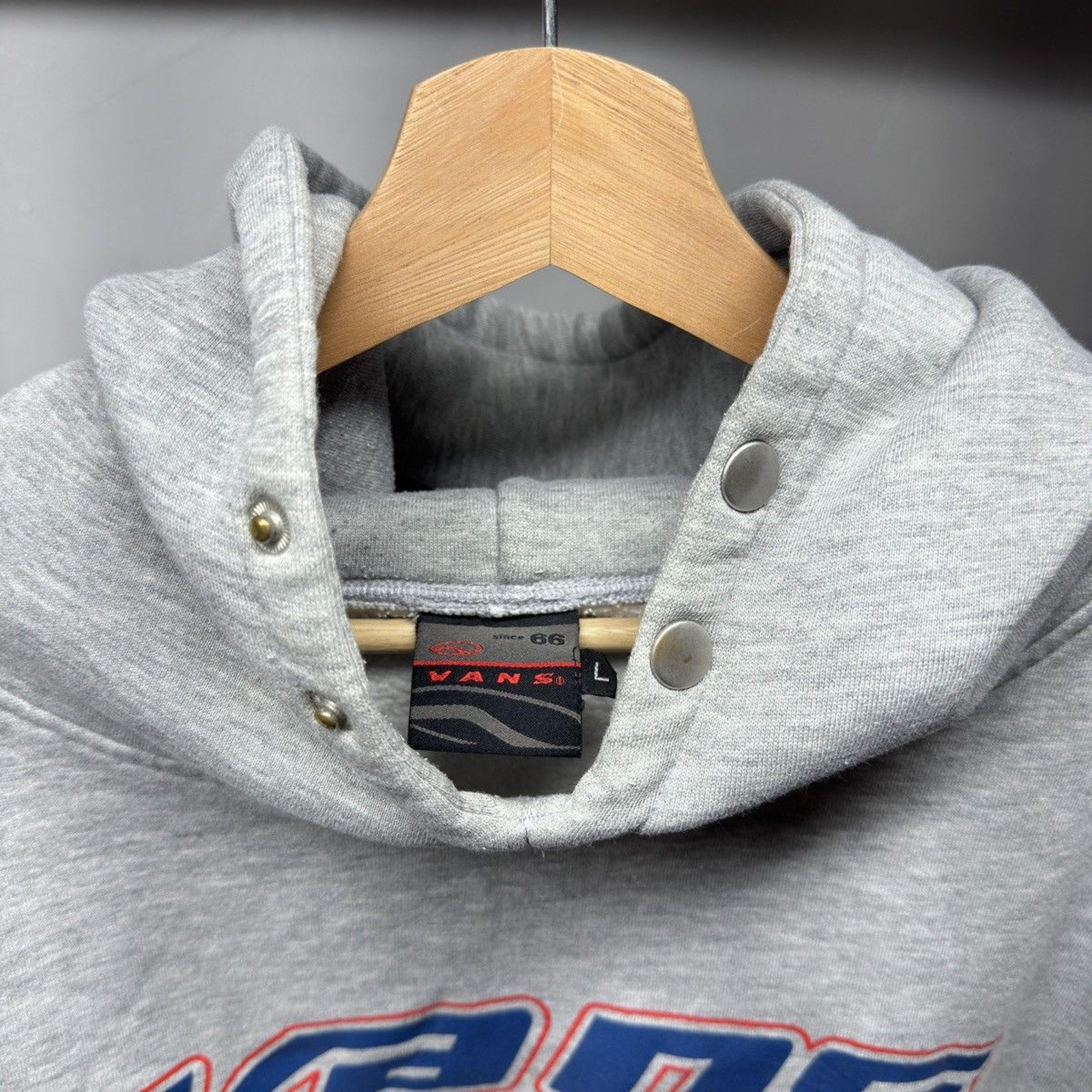1990s Y2K Vans Logo Hoodie