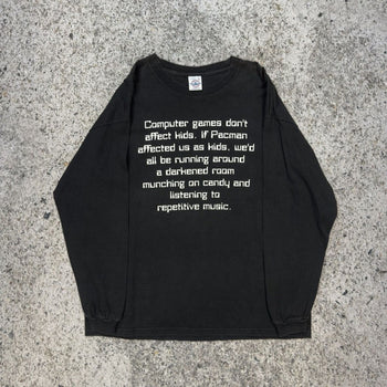 Camiseta de manga larga con pastillas mágicas de videojuegos de los años 2000