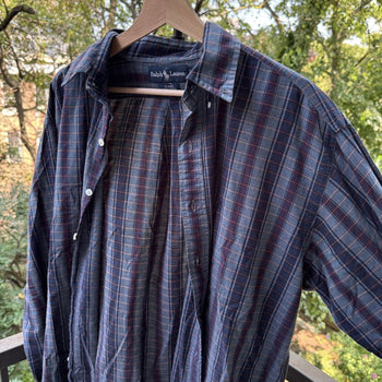 1990s Polo Ralph Lauren Plaid Flannel Shirt