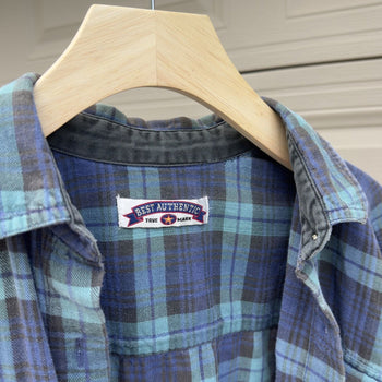 1990s/2000s Faded Flannel Shirt