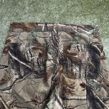 CARHARTT REALTREE CAMO BAGGY CARPENTER PANTS