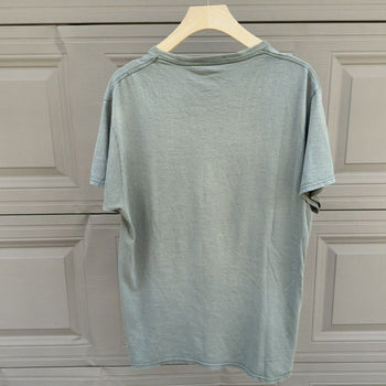 2000s Faded Green Thrashed Distressed Tee