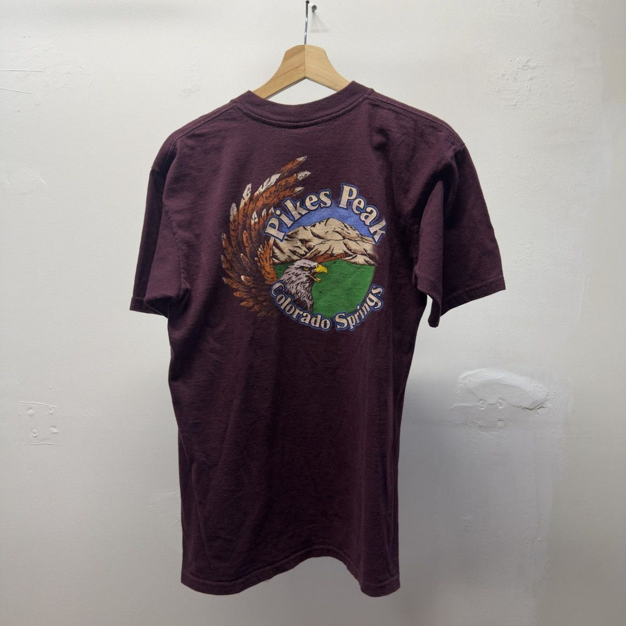 Vintage 1990s Harley Davidson Maroon Logo Tee