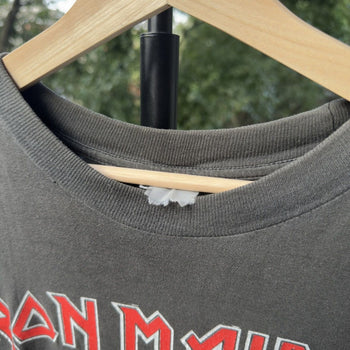 1990 Iron Maiden Tailgunner Europe Faded Tour Tee