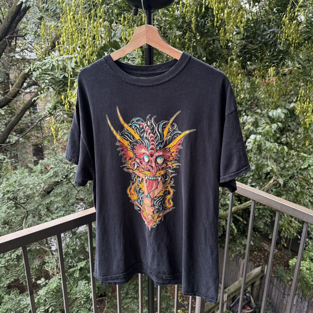 2000s Faded Tattoo Art Tee