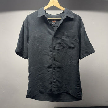 2000s Harley Davidson Motorcycles Silk Rayon Shirt