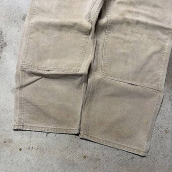 1990s CARHARTT TAN DOUBLE KNEE CARPENTER PANTS