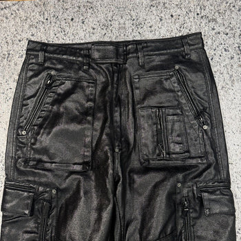 KODY PHILLIPS RIP VAN KODY WAXED BLACK CARGO PANT