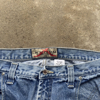 1990s/2000s Y2K BAGGY DENIM SKATER FADED CARPENTER JEANS