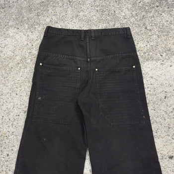 Pantalones cortos largos negros estilo skater Bonanza Y2K de los años 90