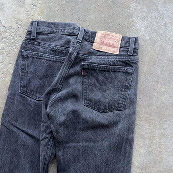1990s Levi's 501 Black Denim Jeans - Made in USA