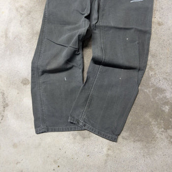 2000s Carhartt Baggy Faded Moss Green Carpenter Pants