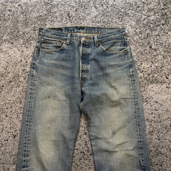 Vaqueros Levi's 501 Faded Thrashed de la década de 2000