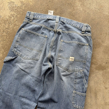 2000S FADED BAGGY LEVI'S WORKWEAR CARPENTER DENIM JEANS