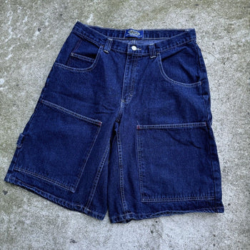 1990s LEE PIPES BMX BAGGY DENIM SKATER JEAN SHORTS JORTS