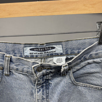 1990s Thrashed Faded Baggy Wide Leg Skater Jeans