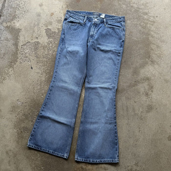 2000S Y2K LEVI'S SILVERTAB DENIM BELL BOTTOM FLARE JEANS