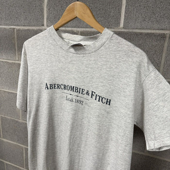 1990s Abercrombie & Fitch Logo Tee Thrashed