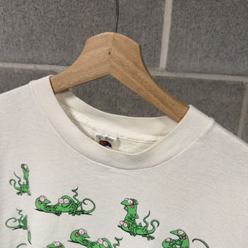 1990s Faded Thrashed Lizard Sex Shirt ERD Grunge Pornstar