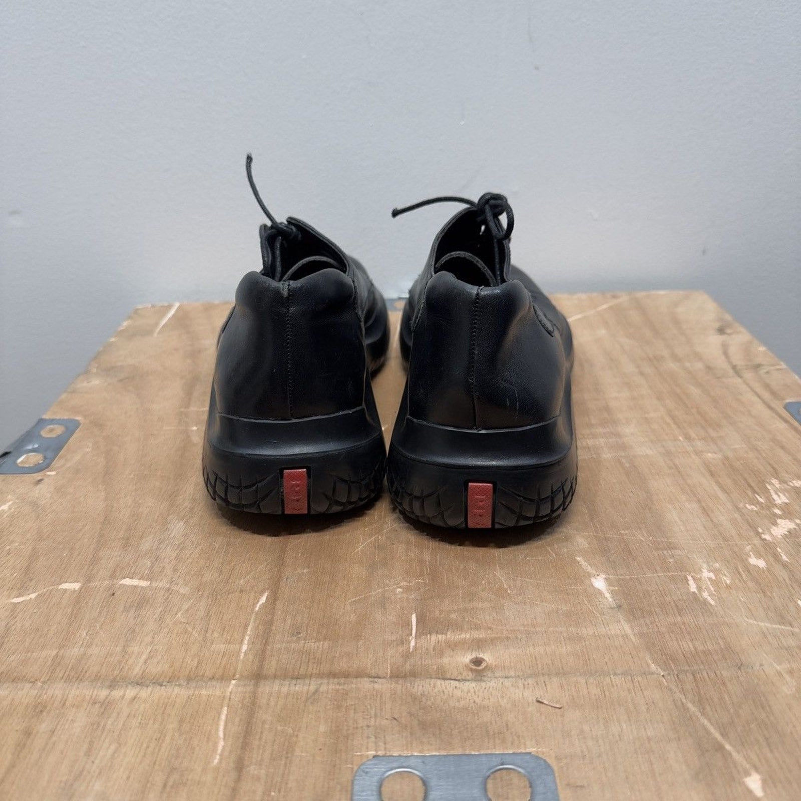 Prada AW99 Archive Leather Low Boots