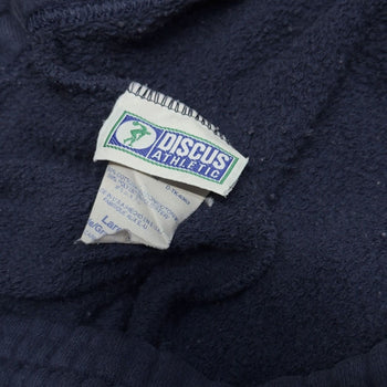 Vintage 1990s Made in USA Faded Navy Blank Sweatpants