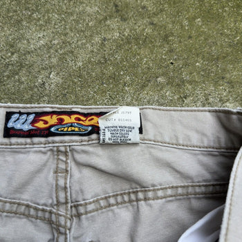 1990s JNCO JEANS PIPES 179 BURNING HOT BAGGY KHAKI PANTS