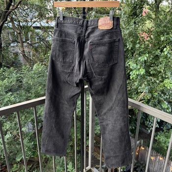 1980s Levi's 501 Black Denim Jeans Made in USA