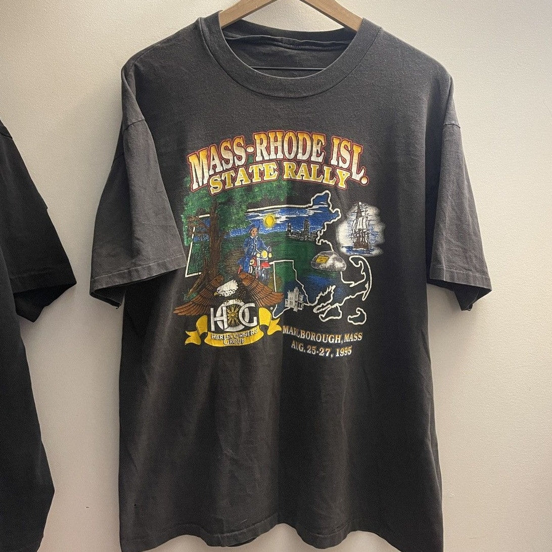 1990s HARLEY DAVIDSON FADED OWNERS GROUP HOG TEE