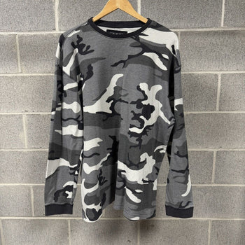 2000s Snow Camo Thermal Longsleeve Shirt